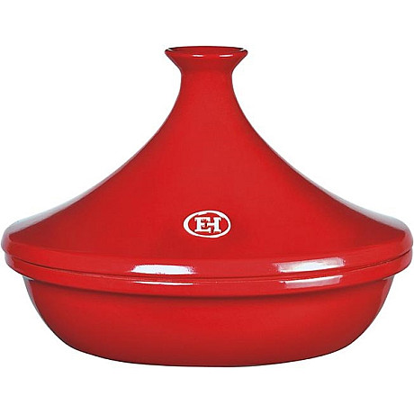 Emile Henry gryta Tagine Flame 27 cm, röd