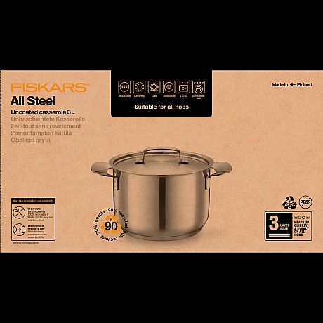 Fiskars - 1064751 - Rostfri med Ugnssäker 270 °C