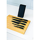 Fiskars - Edge Block Knivset 5 Knivar Svart