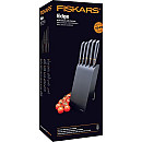 Fiskars - Edge Block Knivset 5 Knivar Svart