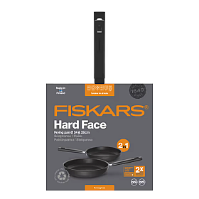 Fiskars - Hard Face Stekpanna, 24cm+28cm