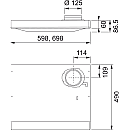 Franke - Spisfläkt Spirit Alliance 1243B-10S Comfort Plus 60cm, Vit
