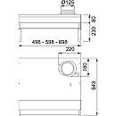 Franke - Spiskåpa Classic 1222A-10 lägenhet Hög