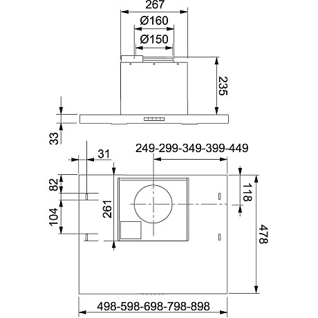 Franke - F600 60cm Svart