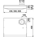 Franke - Fläkt 1201A-10 AC 60 vit