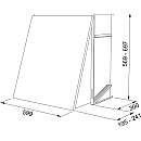 Franke - Spiskåpa KÅPA 352-10 60 VIT H=697