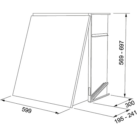 Franke - Spiskåpa Cabinet 352-10 Lägenhet