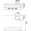 Franke - Spiskåpa Spirit 1225B-18 villa 60vm, Vit