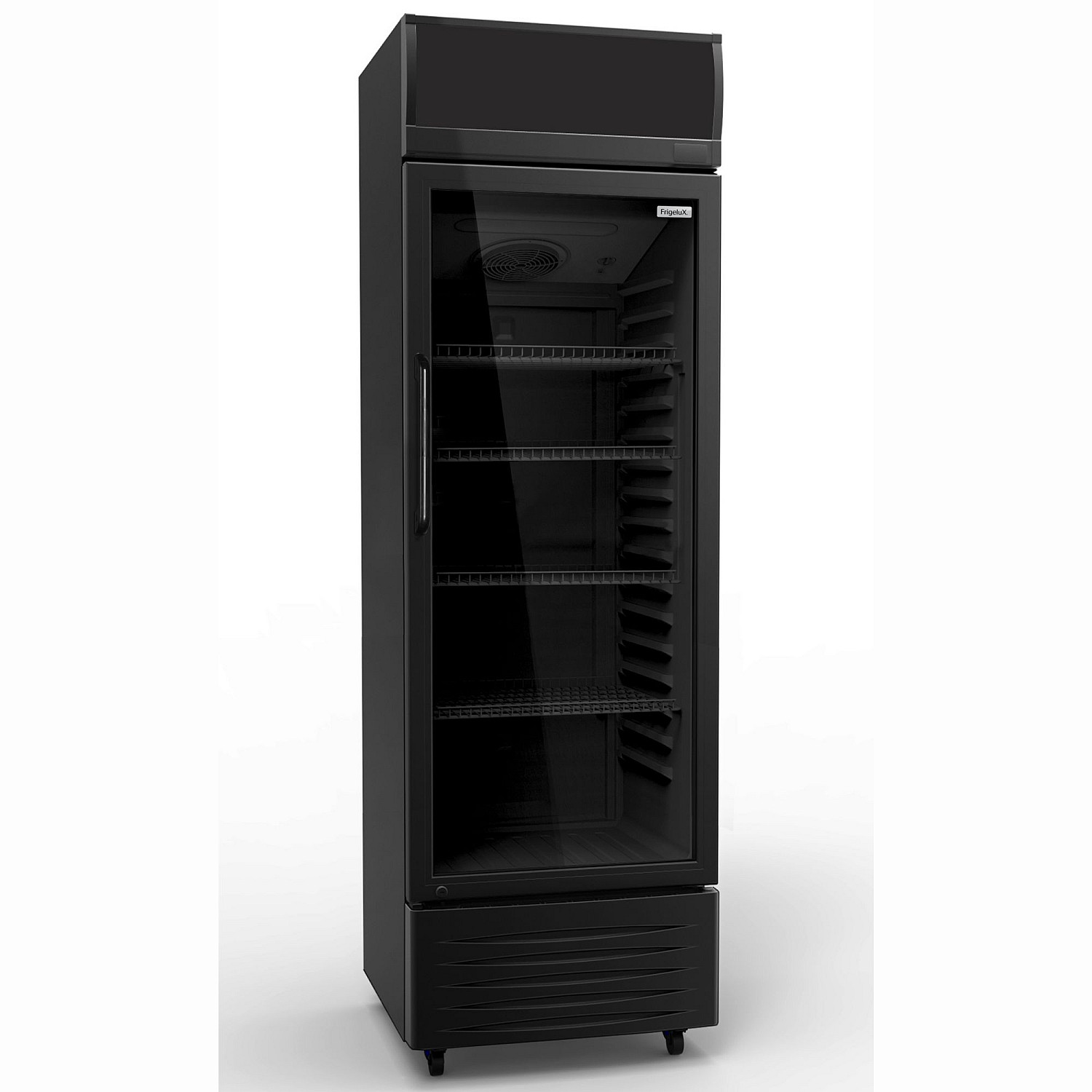 Frigelux dryckeskyl cf338mn - svart, 325 liters displaykyl