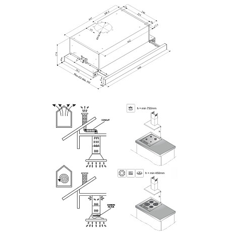 GRAM - EFU 604-90 - Utdragbar
