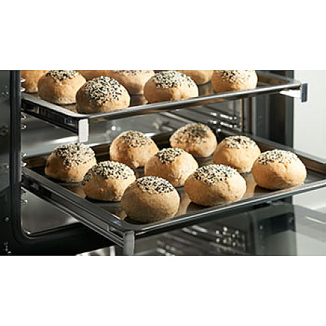 Gram - EK 4510-91 X, Rostfri, Varmluft & Pizza-funktion, 50 cm bred