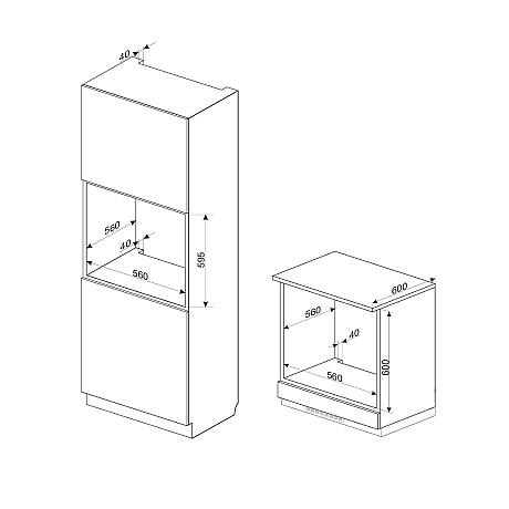 Gram - IO 18610-90 X, Rostfri, Rymlig, Baking pro