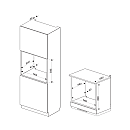 Gram - IO 5610-90 B, Svart, 65 l, Varmluft & Pizzafunktion