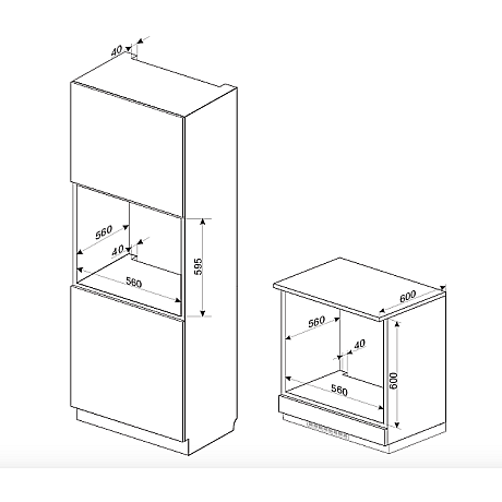 Gram - IOP 5643-90-IM 20614-90 - Pyrolysugn & grillfunktion