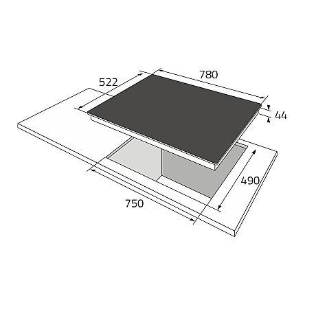 Gram - KKI838490TI - Timerfunktion