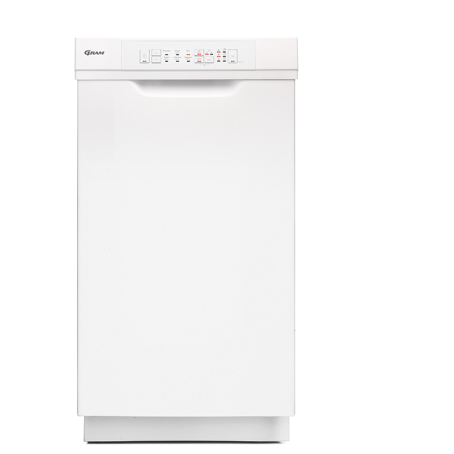 Gram 45 cm bred diskmaskin om 4110-90 t diskmaskin 45cm aquastop quick&clean