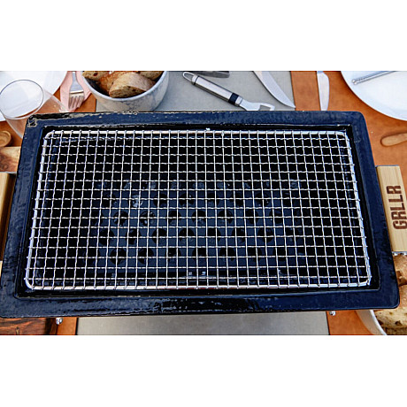 GRLLR - Hibachi Osaka vit - Keramisk kolgrill för grillning direkt vid bordet