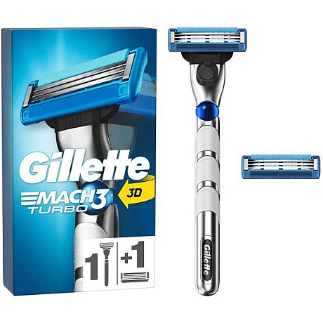 Gillette - Mach3 Turbo 3D Razor 2up