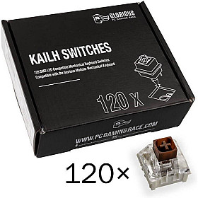 Glorious - Kailh Box Brown switchar, 120 kpl