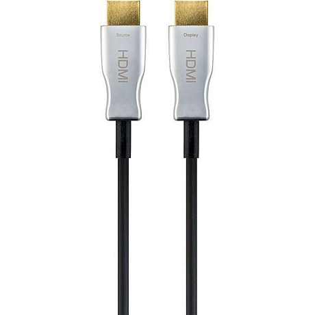 Goobay - 4K Optisk Hybrid HDMI Hög hastighet med Ethernet-kabel, 10 m