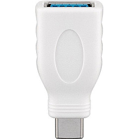 Goobay - USB-A - USB-C 3.0 OTG Adapter, Vit