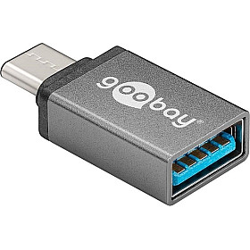 Goobay - USB-C - USB 3.0 adapter, denna hti grå