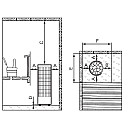 Harvia - Cilindro PC90 9kW