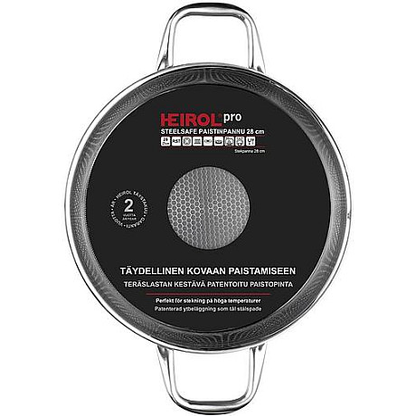 Heirol - Stekpanna Steelsafe med Två Handtag 28 cm
