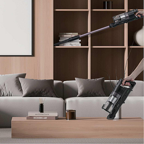 Hoover - HF1P10H 011  - Grå, Lång drifttid: upp till 45 minuter i handhållet läge