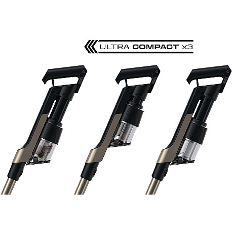 Hoover - HF210PP 011  - Svart, Kraftfull sugförmåga för damm, hår och smuts