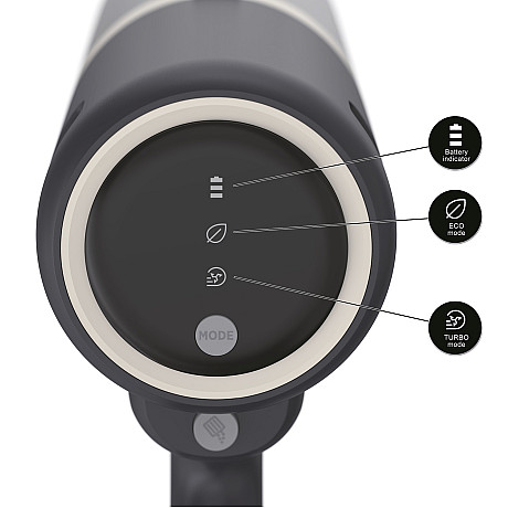Hoover - HFG10H 011  - Svart, Motor: 200 W borstlös
