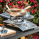 Hot Wok - HW2113 - Rostfri, 4,5 kW gasbrännare med el-tändning