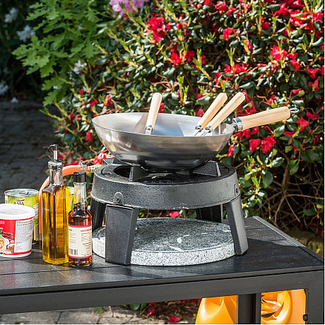 Hot Wok - 7 kW gasbrännare inkl 30 cm wokpanna