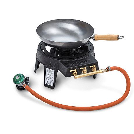 Hot Wok - 7 kW gasbrännare inkl 30 cm wokpanna