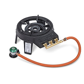 Brännare Hot Wok - HW3711 - Svart, 7 kW gasbrännare inkl 30 cm wok Brännare Hot Wok - HW3711 - Svart, 7 kW gasbrännare inkl 30 cm wok