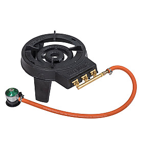 Brännare Hot Wok - HW3812 - Svart, 12 kW gasbrännare inkl 30 cm wok Brännare Hot Wok - HW3812 - Svart, 12 kW gasbrännare inkl 30 cm wok