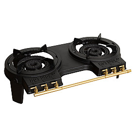 Brännare Hot Wok - HW3910 - Svart, dubbel gasbrännare 2x10 kW Brännare Hot Wok - HW3910 - Svart, dubbel gasbrännare 2x10 kW