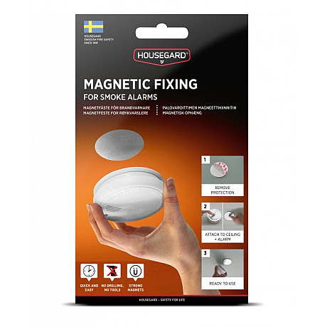 Housegard - magnetfäste för brandvarnare - (1st)