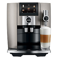 Jura - J8 Midnight SIlver (EA), Mjukt mjölkskum, Inbyggd kaffekvarn, Te-vatten