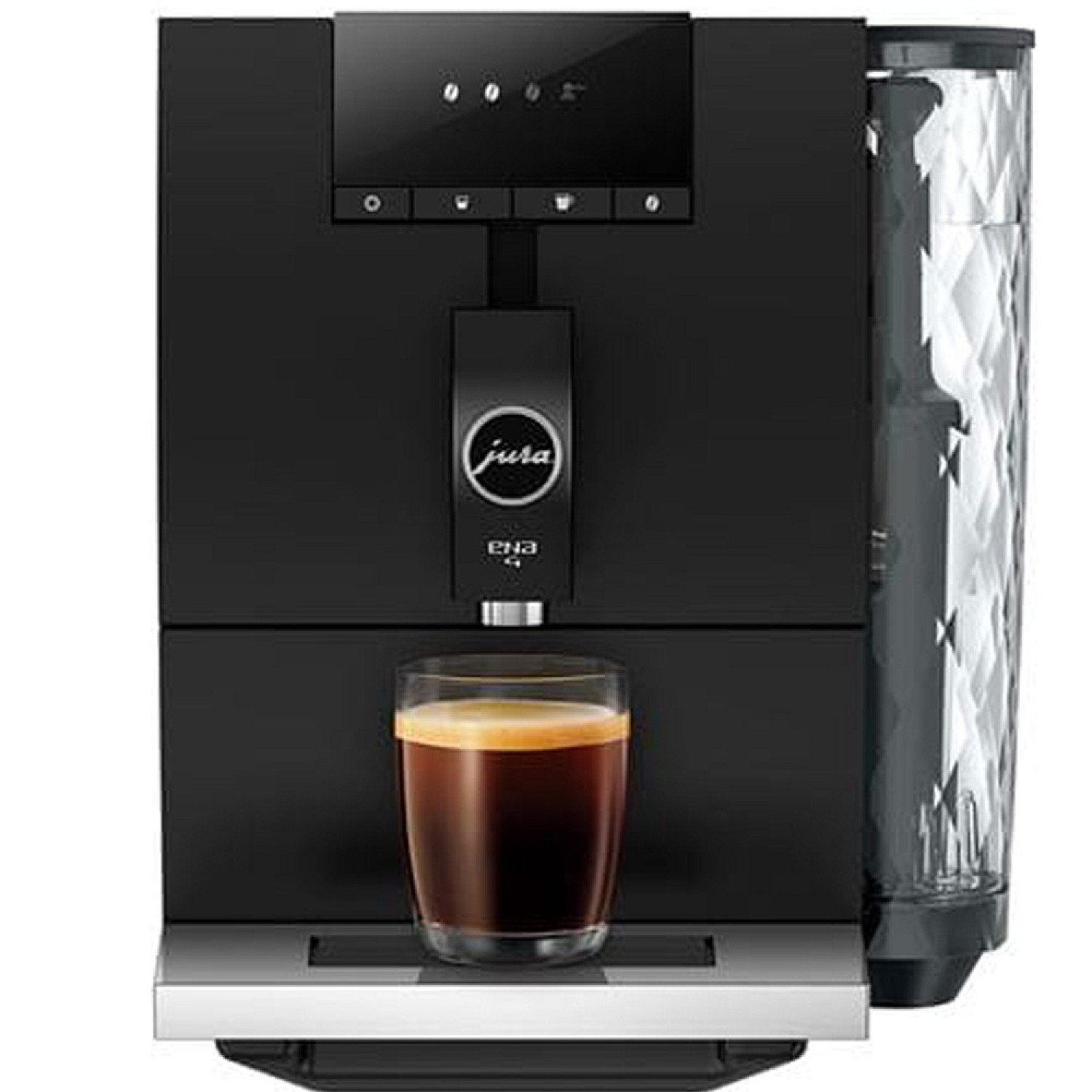 Jura espressomaskin ena 4 full metropolitan black (eb), inbyggd kaffekvarn, snabb, wifi