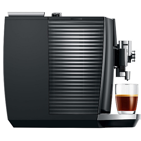 Jura - J8 twin Diamond Black, 2 st kaffekvarnar, Mjukt mjölkskum - Outlet
