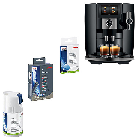 Jura -  J10 Piano Black (EA) - Paket med Cleaning & Maintenance Kit