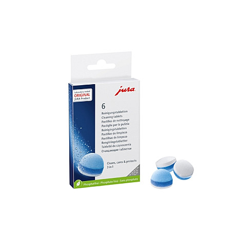 Jura - 3-fas rengöringstabletter 24225 6-pack