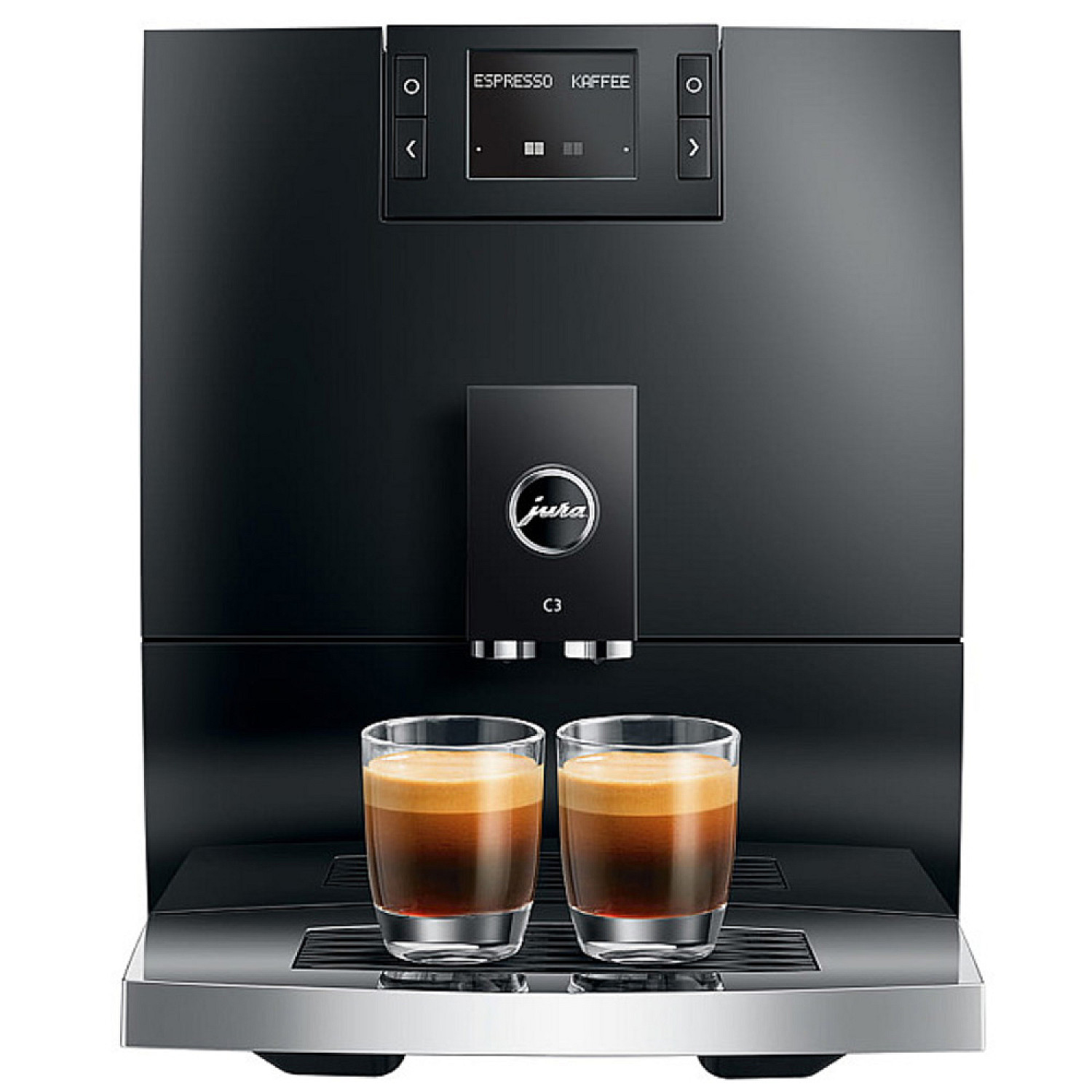 Jura espressomaskin c3 pure - black(ed), enkel styrning