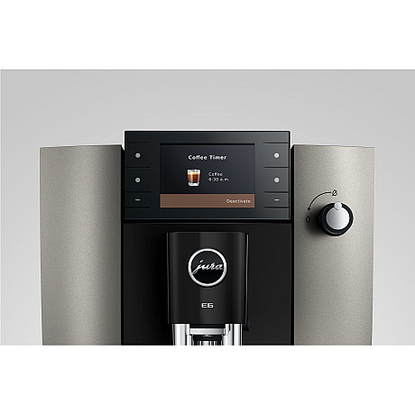 Jura - E6 Helautomatisk kaffemaskin, Dark Inox (ED)