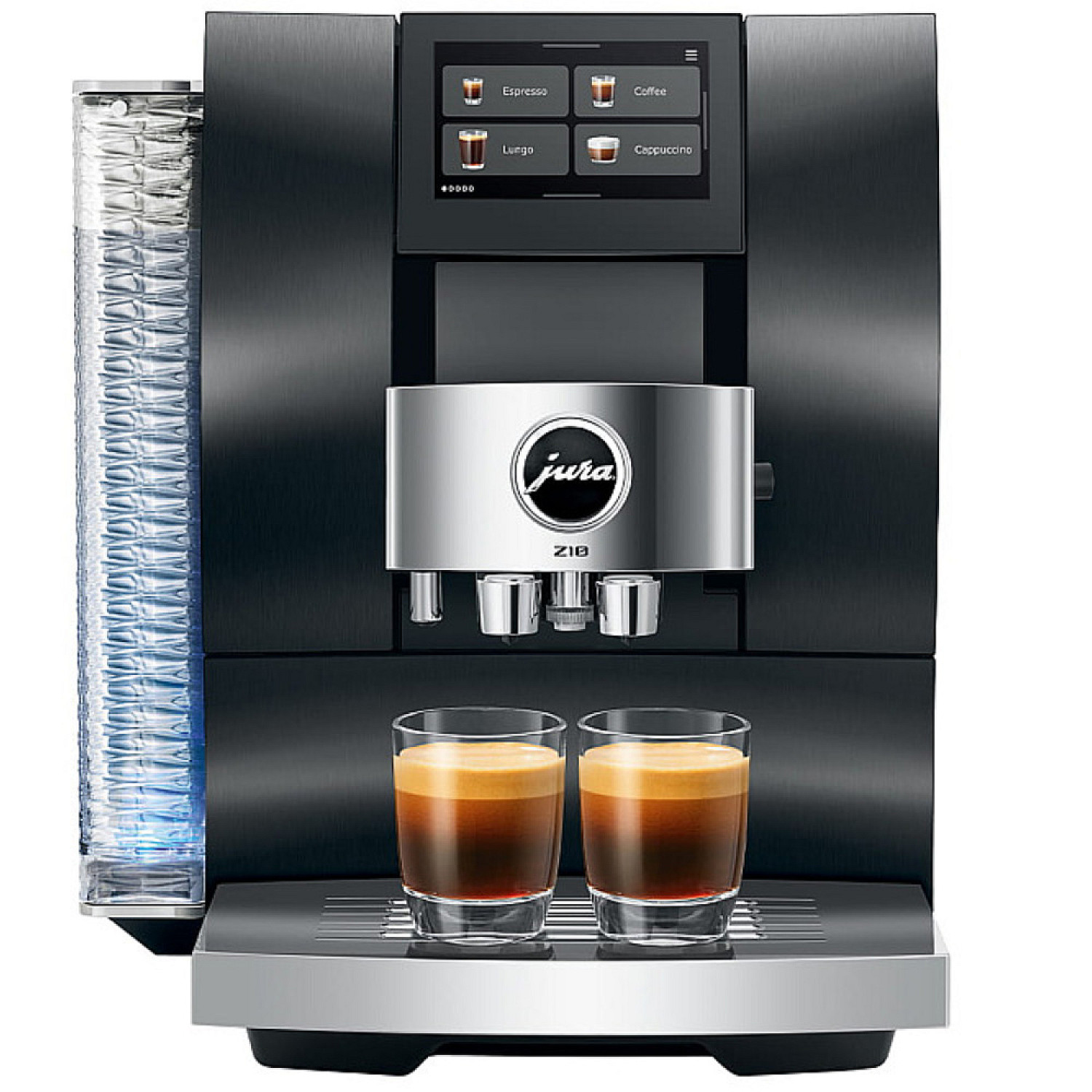 Jura espressomaskin z10 aluminum - black (eb), med 51 kaffespecialiteter
