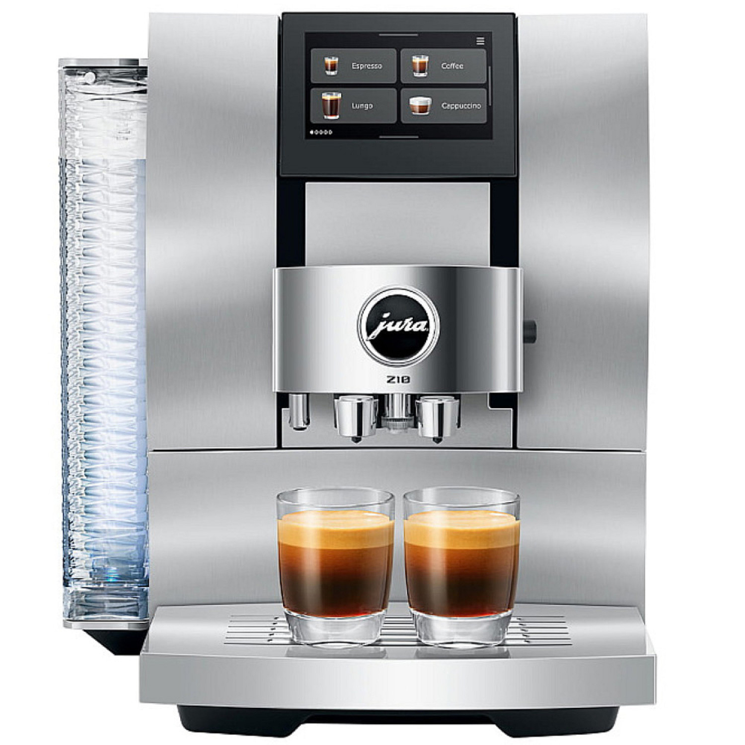 Jura espressomaskin z10 aluminum - white (eb), med 51 kaffespecialiteter