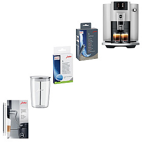 Paket Jura - E6 Platinum (EC) - Paket med mjölksystem och rengöring