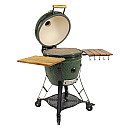 Kamado Sumo - Classic Large Grön, Grillpaket med rotisserie och pizzaugn