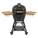 Kamado Sumo - Classic Large Svart, Grillpaket med rotisserie och pizzaugn